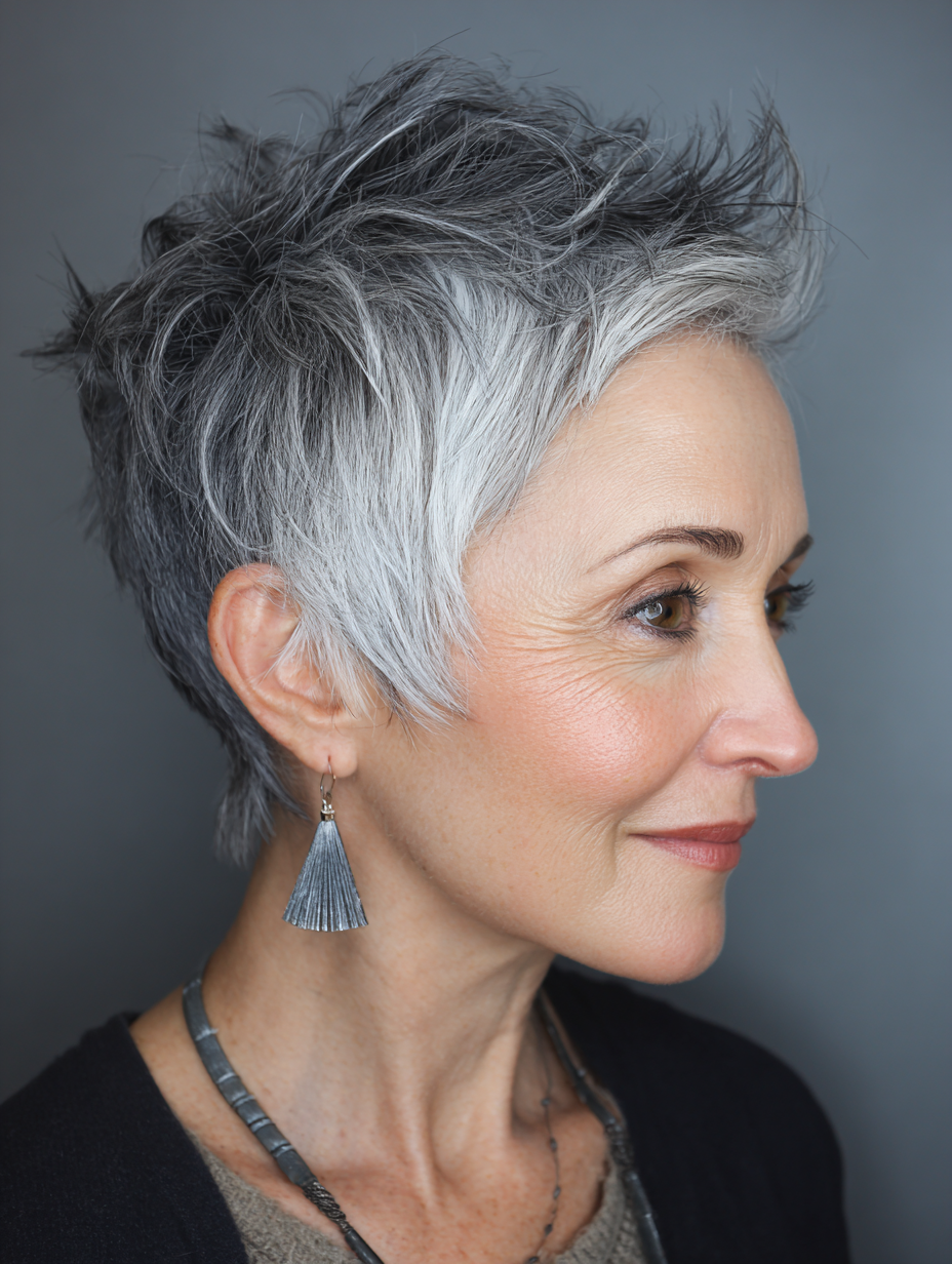 Modon Sam Short Hairstyles for Gray Hair That Keep Your Look Chic and Modern ...